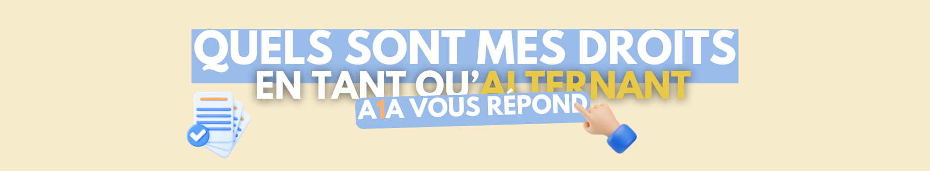 Quels sont mes droits en tant qu'alternant ?
