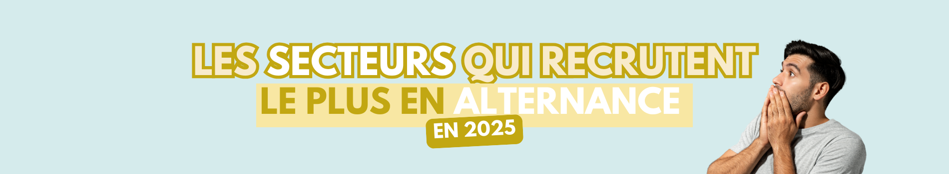 les secteurs qui recrutent le plus en alternance en 2025