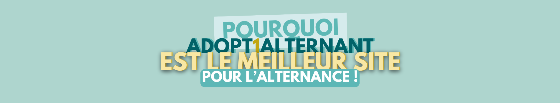 Adopt1Alternant : le meilleur site d'emploi pour l'alternance et le stage