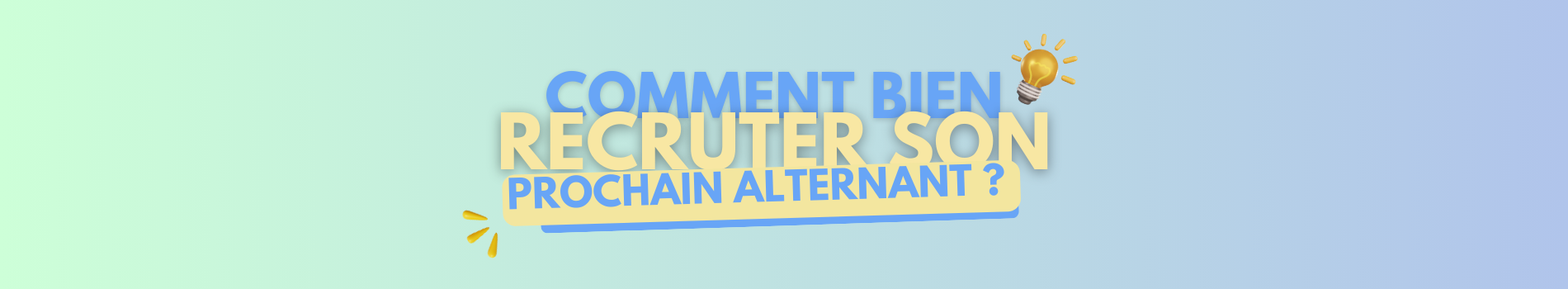 comment bien recruter son alternant ?